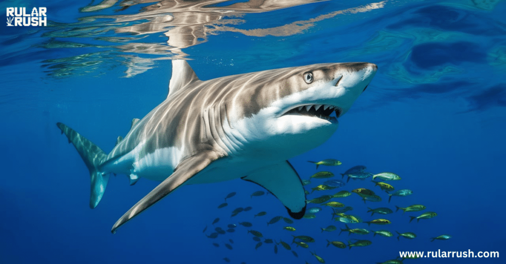 A Full-Grown White Shark