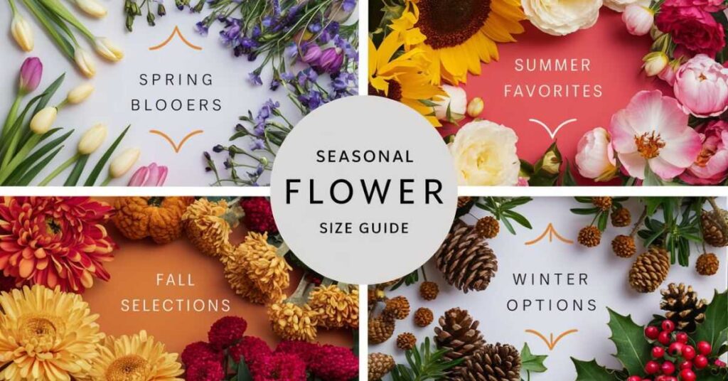 Seasonal Flower Size Guide