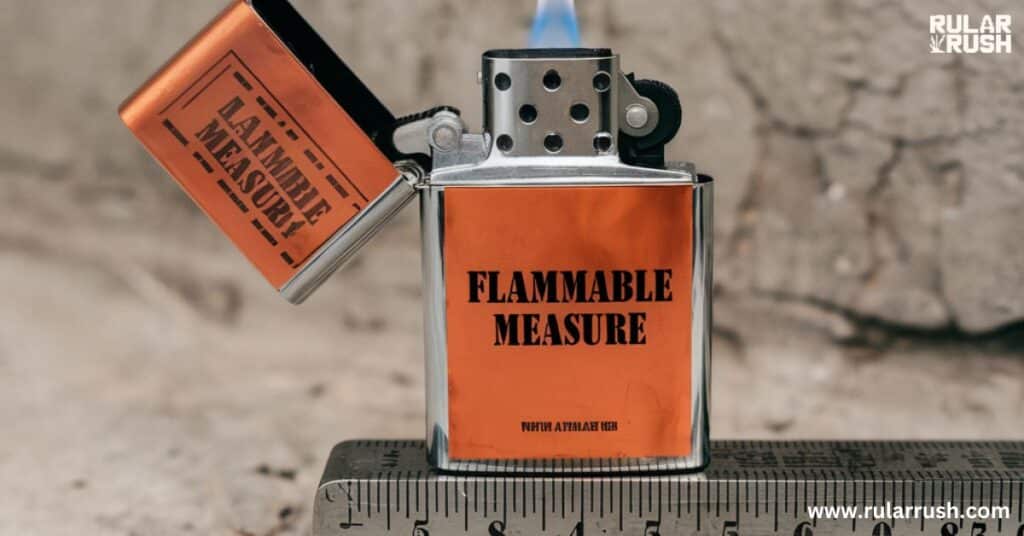 7. Disposable Lighter: Flammable Measure