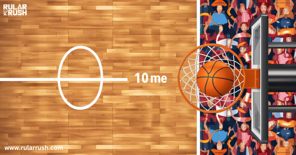 The Free Throw Line to Basketball Hoop Distance