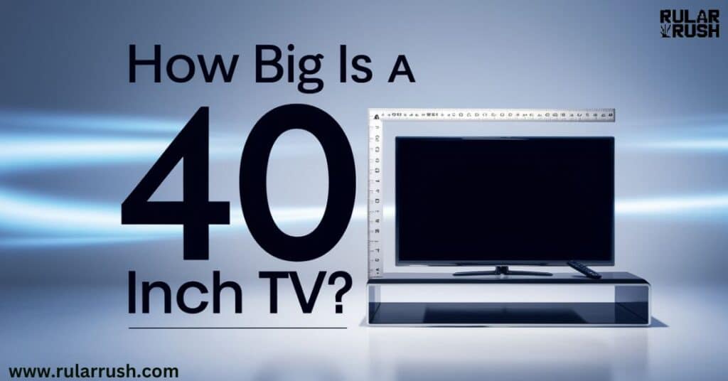 Understanding Real 40-Inch TV Measurements