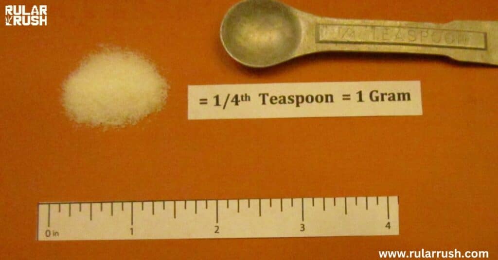 1/4 Teaspoon of Sugar