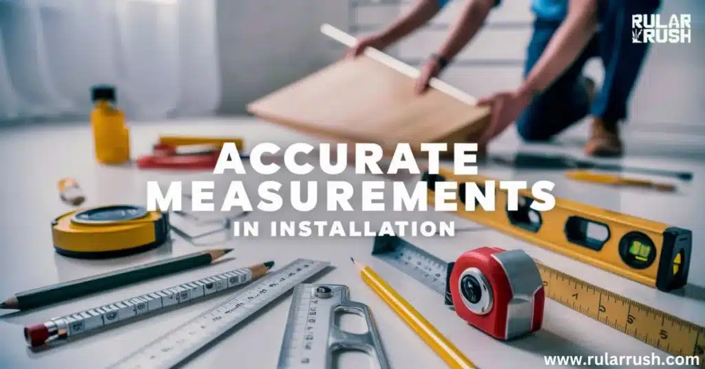 Tips for ensuring accurate measurements for installation